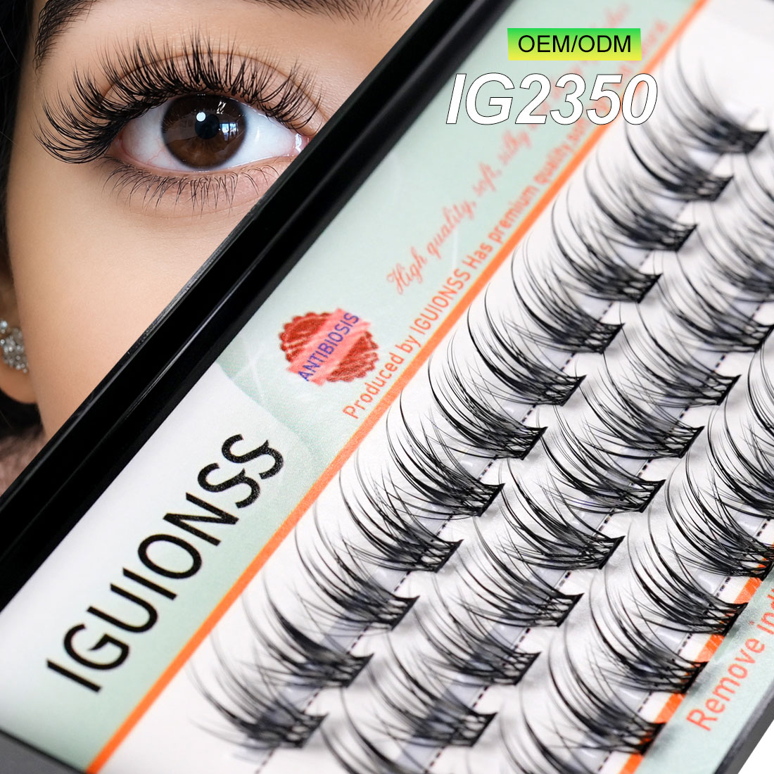 OEM ODM Lash Clusters DIY Ekst - Eyelash Extension For Asian Eyes ulasan dan harga