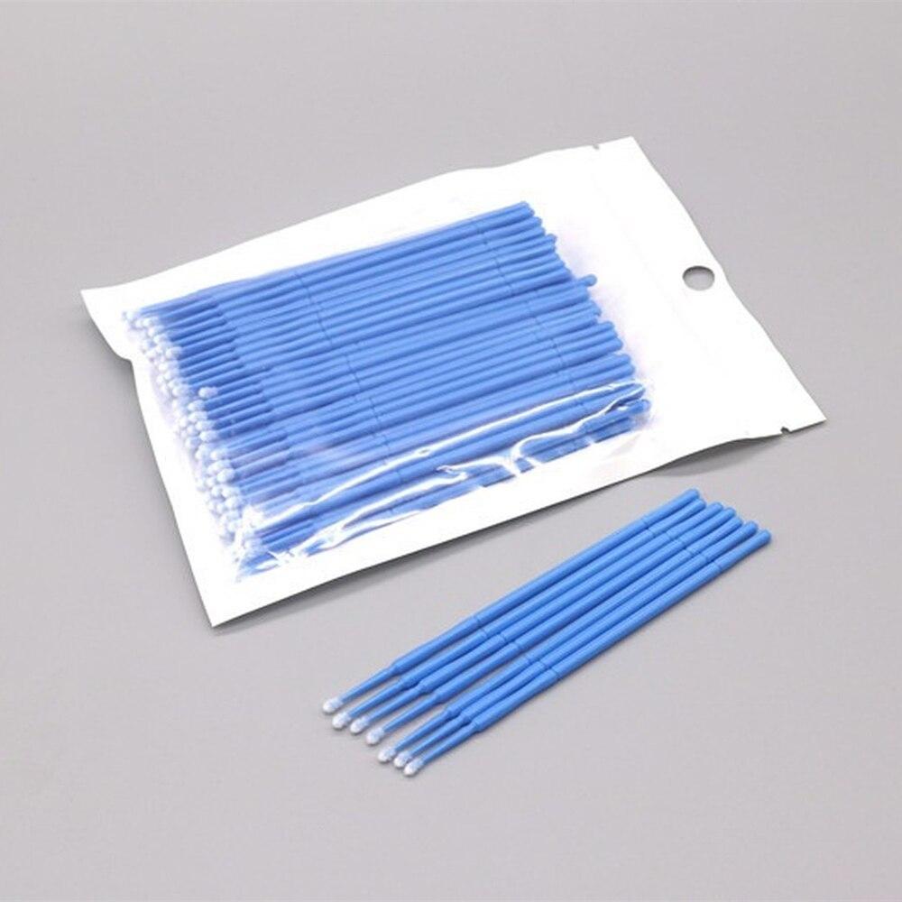 100 Buah/Lot Kuas Mikro Riasan - Eyelash Extension Look ulasan dan harga