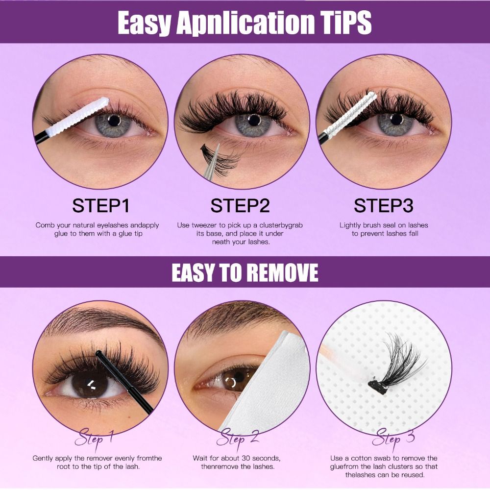 Bulu Mata Palsu dengan Tampila - Eyelash Extension Look ulasan dan harga