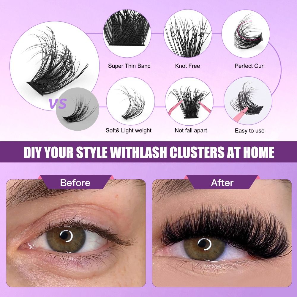 Bulu Mata Palsu dengan Tampila - Eyelash Extension Look ulasan dan harga