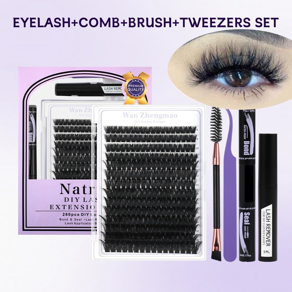 Bulu Mata Palsu Panjang 8-18mm - Eyelash Extension Look ulasan dan harga