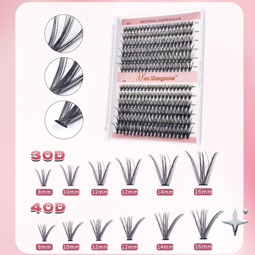 Bulu Mata Palsu Panjang 8-16mm - Eyelash Extension Look ulasan dan harga